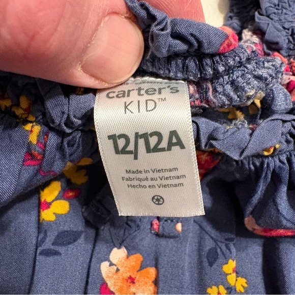 Three Floral tops Carters, Cat and Jack, and Oshkosh B’gosh - Picture 5 of 15